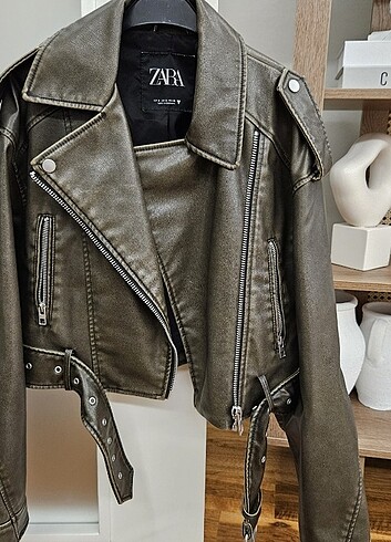 s Beden Zara oversize deri ceket 