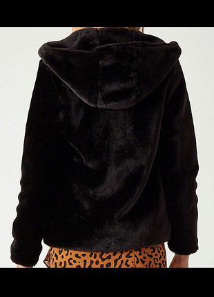 Bershka Zara Model Siyah Kürk 
