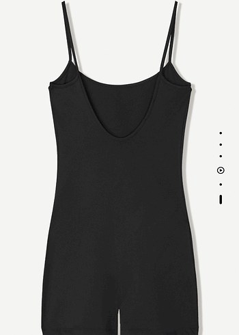 Bershka Askılı Şort Tulum - Görsel 6