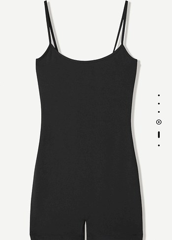 Bershka Askılı Şort Tulum - Görsel 5