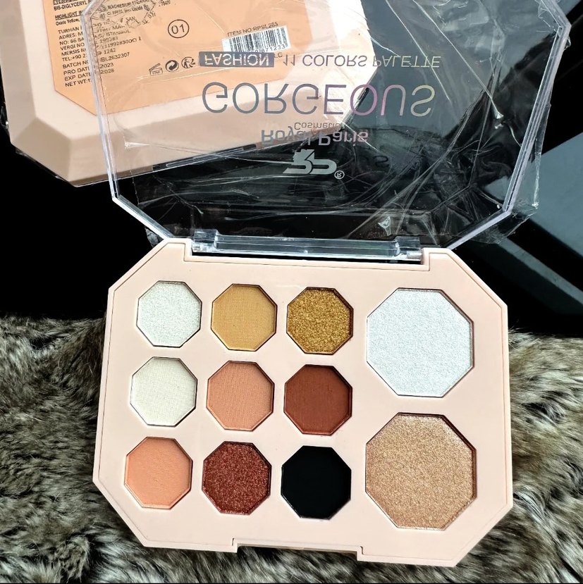 Bej Tonlarında 9'lu Far Paleti - Görsel 2