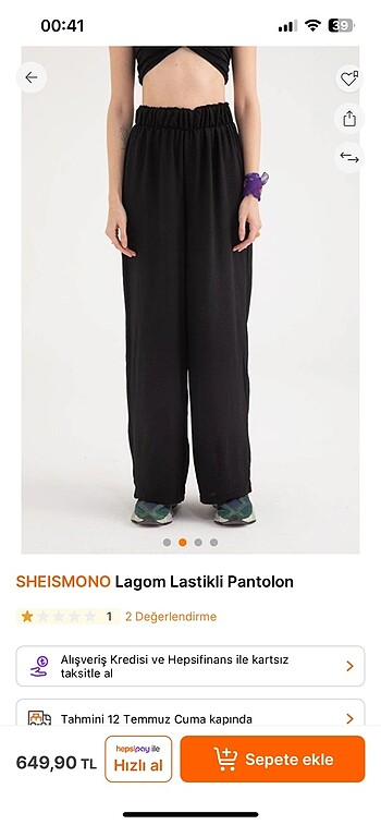 l Beden Yazlık pantolon sheisemono marka