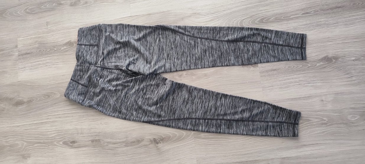 H&M Gri Streç Kadın Spor Tayt - Görsel 5