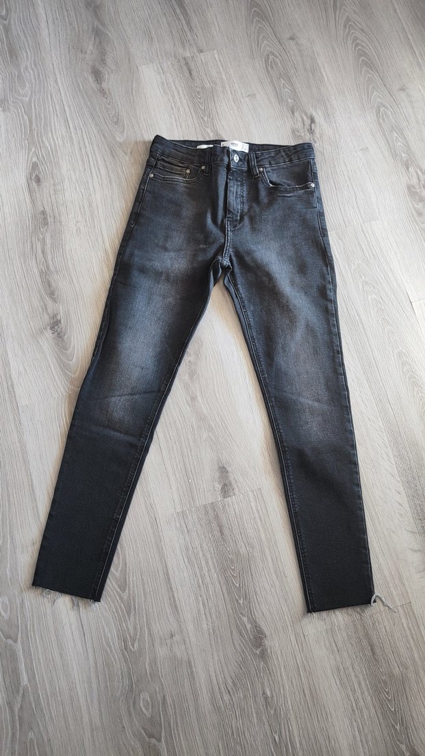 Mango İsa Gri Kadın Skinny Jean Pantolon - Görsel 3