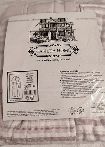 Lila Kadın Bağlamalı Bornoz - Görsel 4