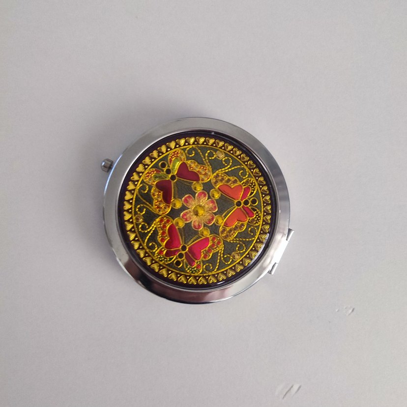 İşlemeli El Sanatları Makyaj Aynası - Görsel 3