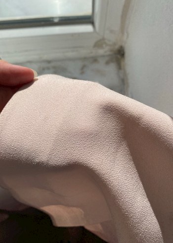 Straplez Bej Mini Elbise - Görsel 4