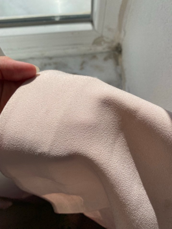 Straplez Bej Mini Elbise - Görsel 4