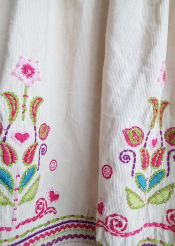 Nakışlı Bohem Etek (36-38-40) - Görsel 4