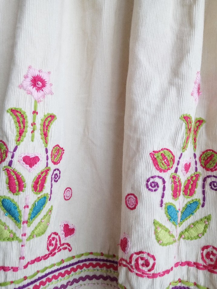 Nakışlı Bohem Etek (36-38-40) - Görsel 4