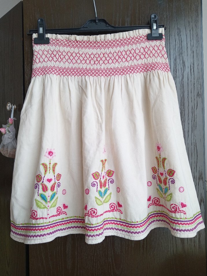Nakışlı Bohem Etek (36-38-40) - Görsel 5
