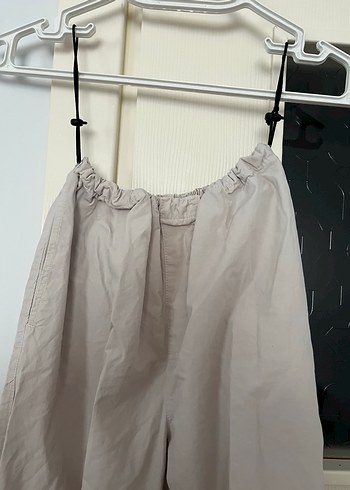 Bej paraşüt pantolon - Görsel 4
