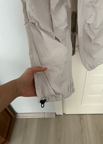 Bej paraşüt pantolon - Görsel 2