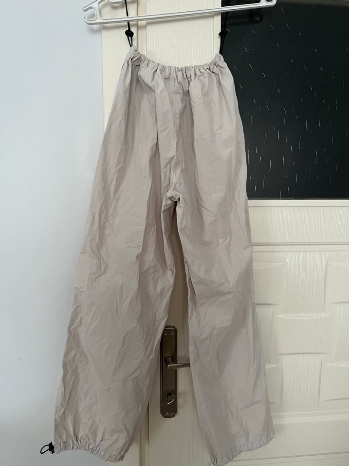 Bej paraşüt pantolon - Görsel 5