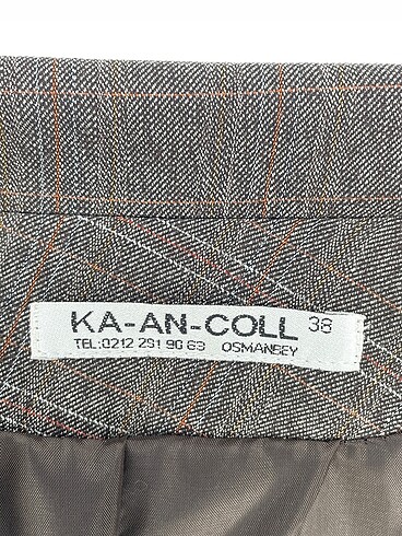 38 Beden kahverengi Renk Diğer Blazer %70 İndirimli.
