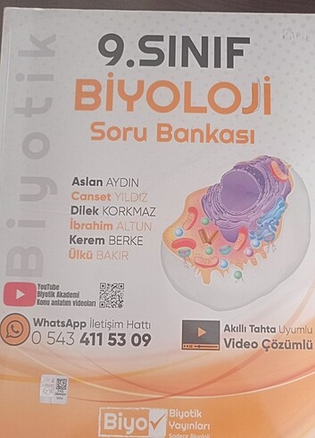 9. sınıf biyoloji soru bankası