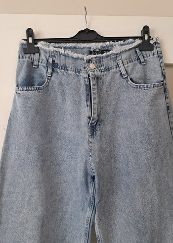 Gri Mavi Bol Kesim Kadın Kot Pantolon
2 defa giyildi yeni ürün - Görsel 2