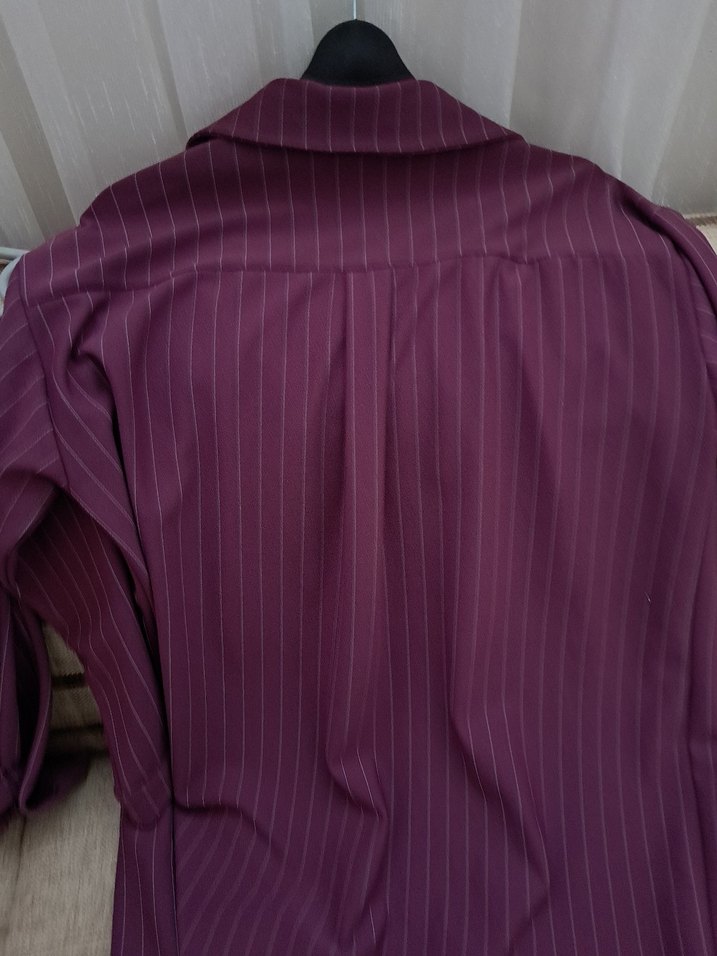 Mor Düğmeli Uzun tunik takım - Görsel 3