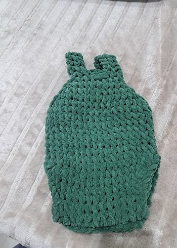 Yeşil Örgü Bebek slopet - Görsel 3