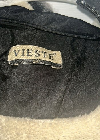 Siyah Uzun Kadın mont 54 beden 1 kere giyildi - Görsel 3