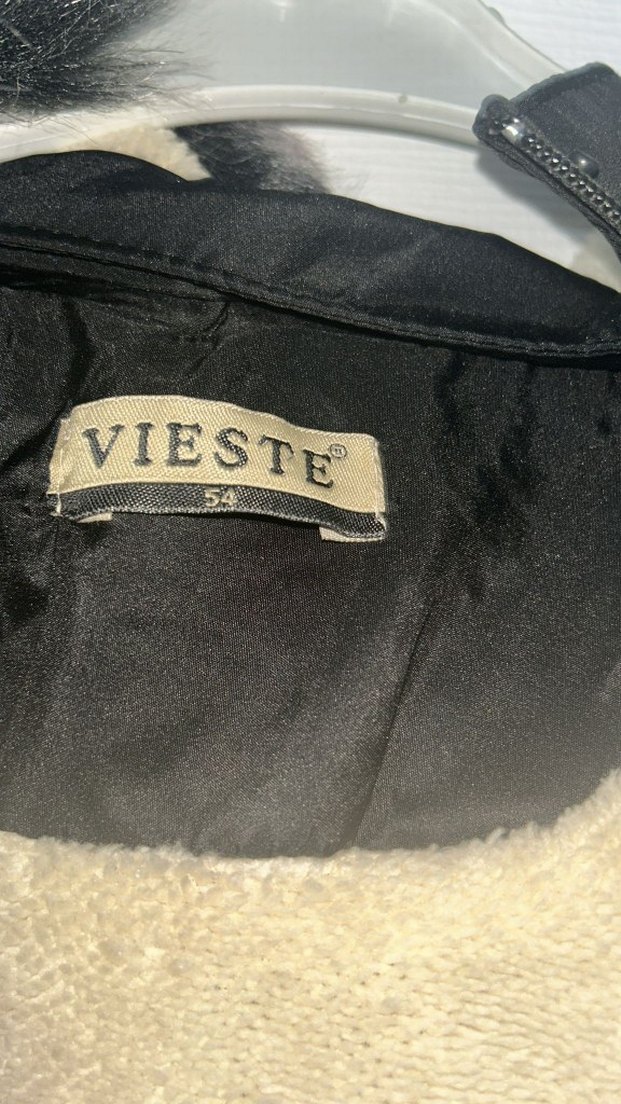 Siyah Uzun Kadın mont 54 beden 1 kere giyildi - Görsel 3