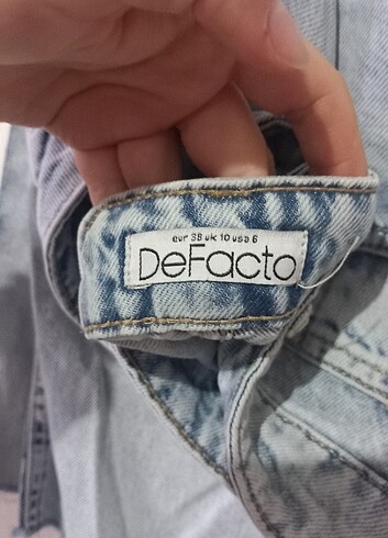 38 Beden mavi Renk Kot pantolon 