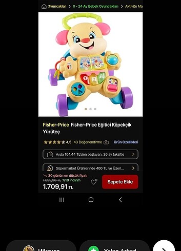 #fisherprice #yürümearkadaşı #yeni