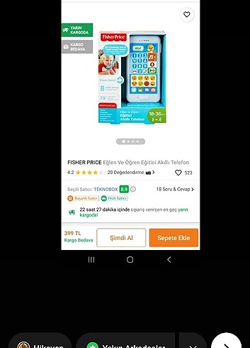 Fisher Price Fisher price köpekcik telefon
