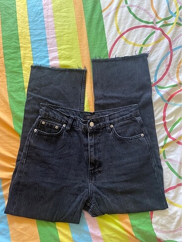 Vatkalı Siyah Denim