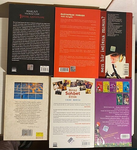  Beden Renk Tanesi 10 tl den Karışık Kitap Lot