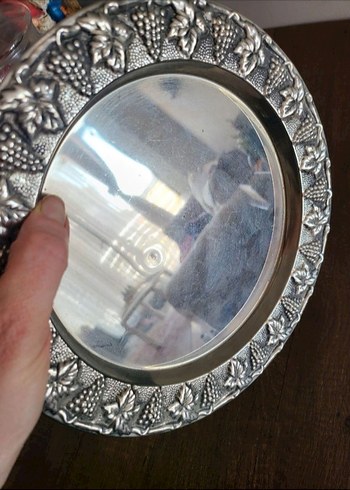 Gümüş zemzem takımı Dekoratif Sürahi ve Bardak Seti - Görsel 7