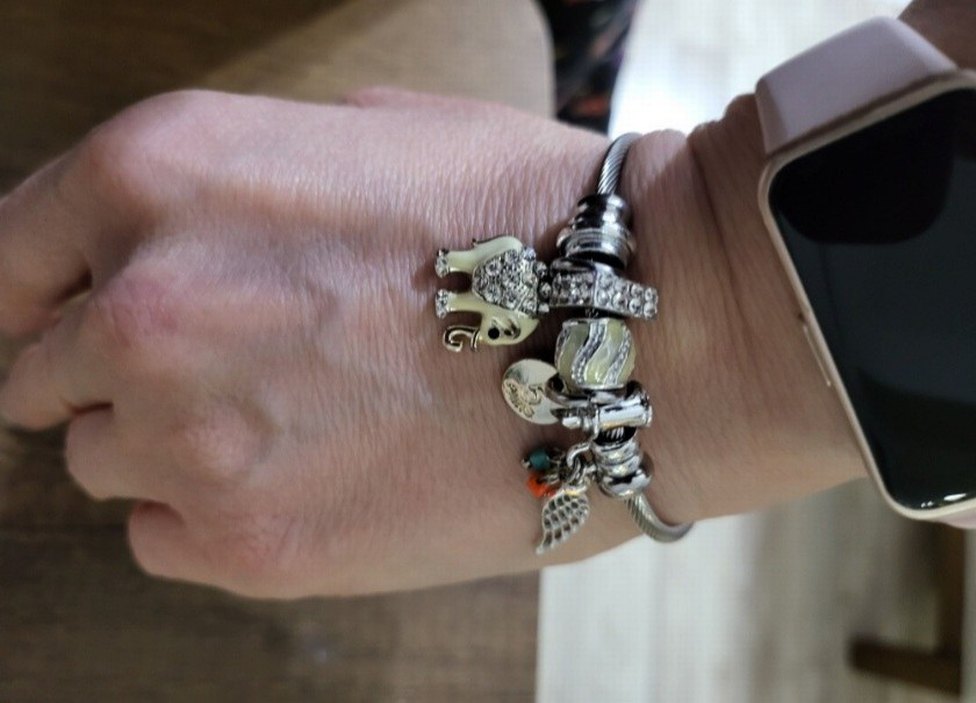 çelik bohem Boncuklu Bileklik - Görsel 4