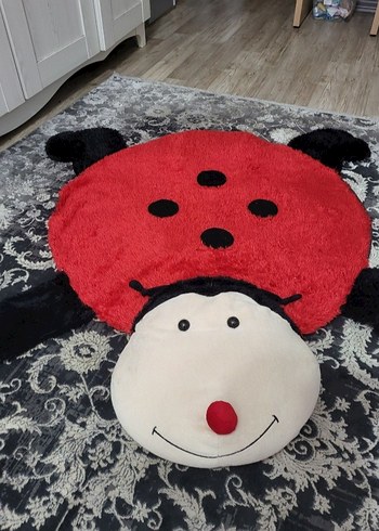 Beden Kırmızı Uğur Böceği Peluş Oyun halısı