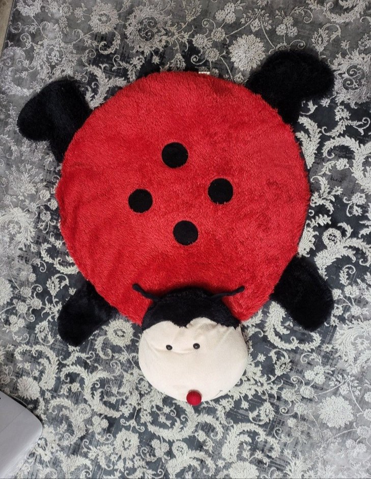 Kırmızı Uğur Böceği Peluş Oyun halısı - Görsel 4