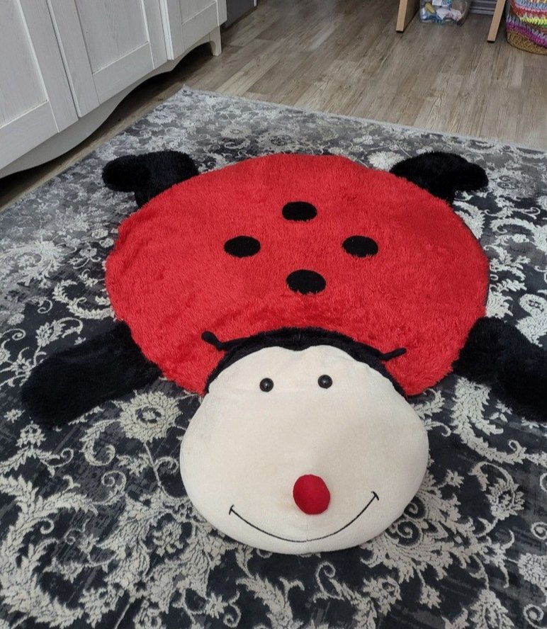 Kırmızı Uğur Böceği Peluş Oyun halısı - Görsel 3