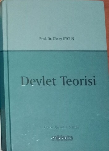 Oktay Uygun Devlet Teorisi 9. baskı 