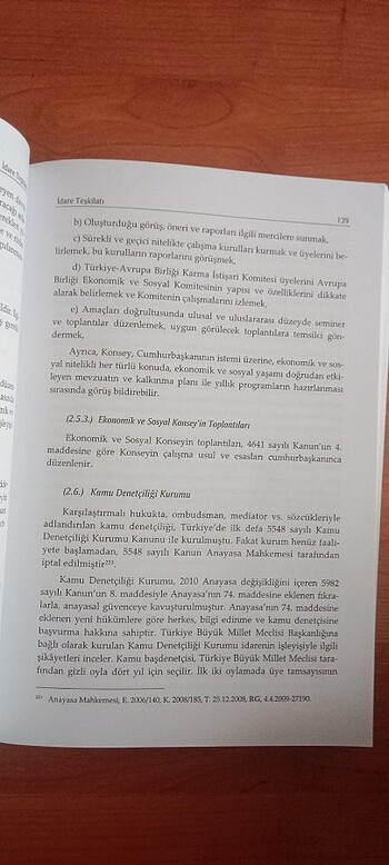Beden Ramazan Yıldırım Türk İdare Hukuku Dersleri Cilt 1 8.baskı