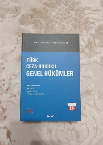 Türk Ceza Hukuku Genel Hükümler Kitabı