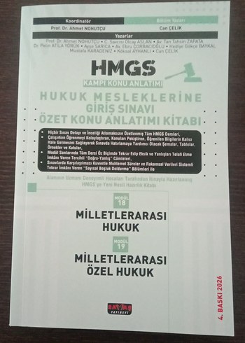 Hukuk Meslekleri Giris Sinavi Ozet Konu Anlatimi Son Baski