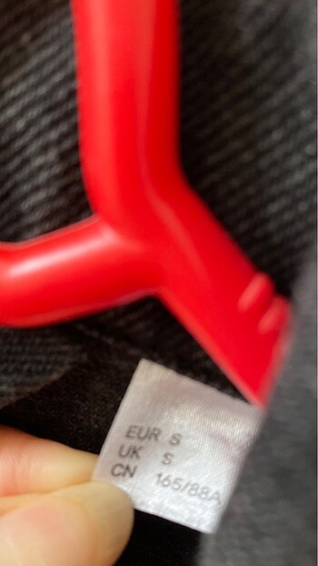 s Beden siyah Renk H&M kot ceket
