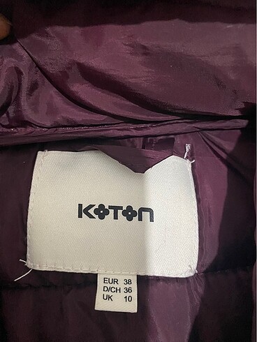 36 Beden bordo Renk Şişme mont
