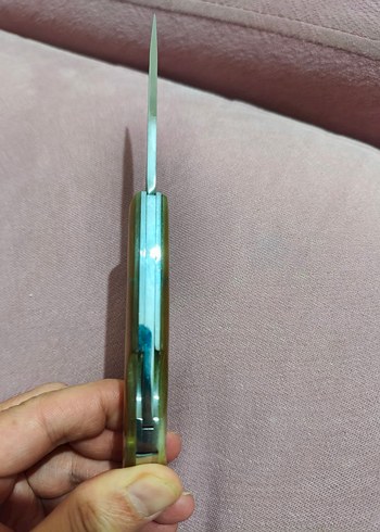 El yapımı boynuz çakı kilitli - Görsel 5