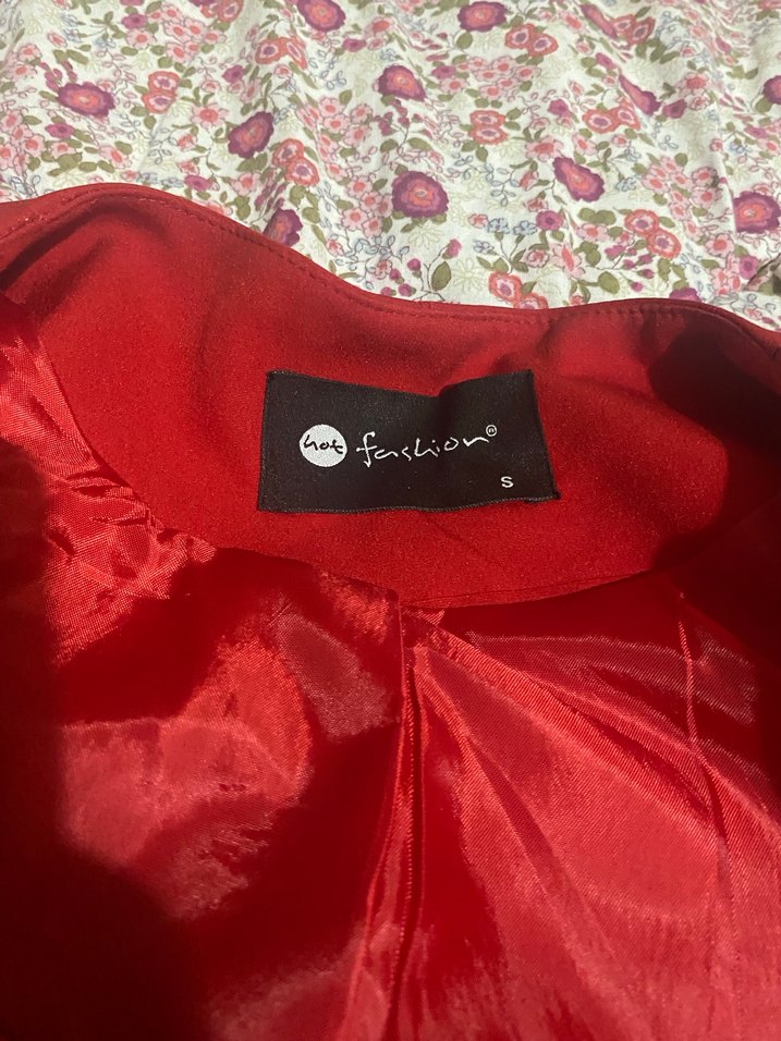 Klasik Kırmızı Kadın İki Parça Takım - Görsel 3