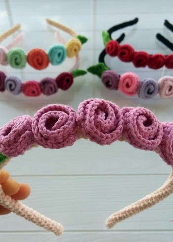 Zara Boncuk İşlemeli Çok Renkli Bohem Çocuk Taç