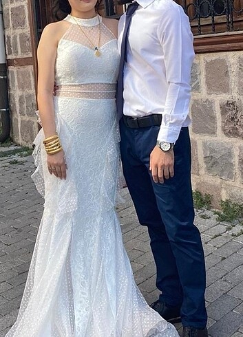 Nikah elbisesi beyaz