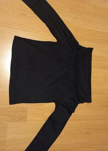 Lacivert Yarım Balıkçı Yaka Kadın Kazak - Görsel 2