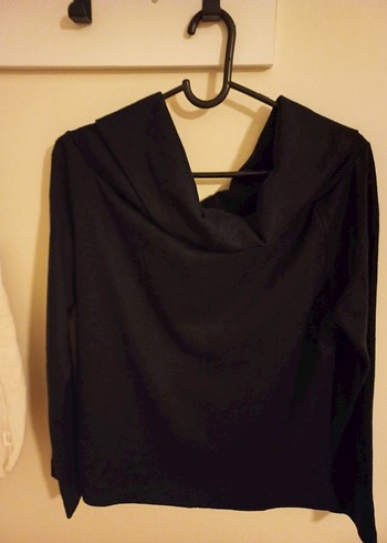 Lacivert Yarım Balıkçı Yaka Kadın Kazak - Görsel 6