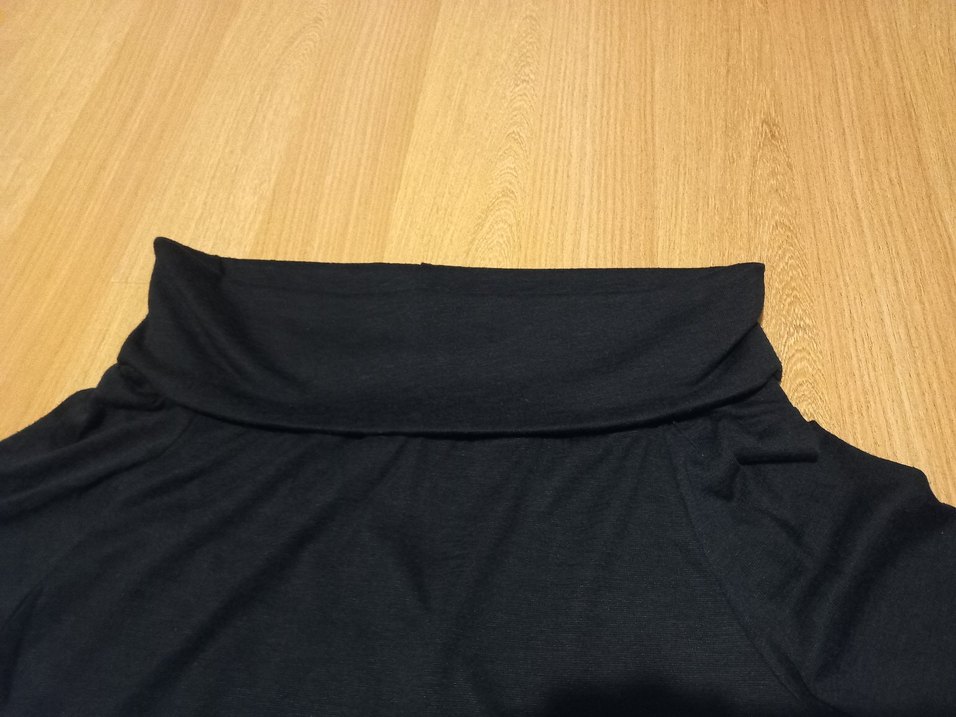 Lacivert Yarım Balıkçı Yaka Kadın Kazak - Görsel 3