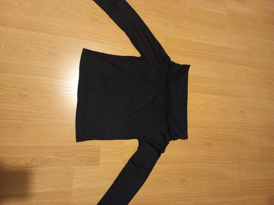 Lacivert Yarım Balıkçı Yaka Kadın Kazak - Görsel 2