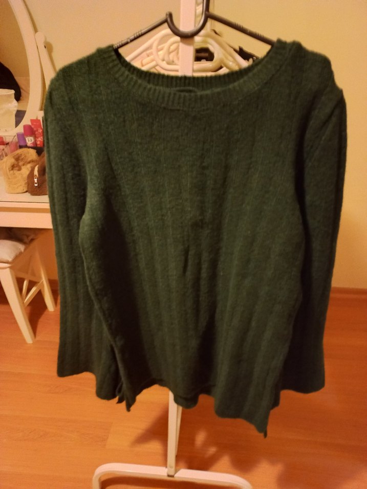 Kadın Triko Bohem Uzun Kollu Kazak - Görsel 2